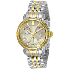 Invicta Women's Quartz Watch - Wildflower Two Tone Bracelet White MOP Dial | 30869