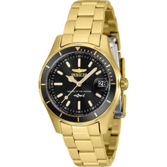 Invicta Women's Quartz Watch - Women's Pro Diver Black Dial Steel Bracelet | 35602