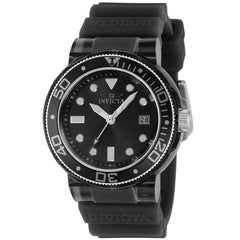 Invicta Women's Rotating Bezel Watch - Pro Diver Black Dial Silicone Strap | 37299