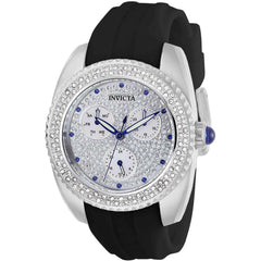Invicta Women's Watch - Angel Date-Day Silver and MOP Dial Silicone Strap | 28483