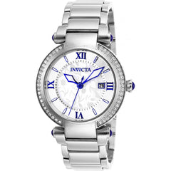 Invicta Women's Watch - Angel Japanese Quartz White MOP Dial Steel Bracelet | 27082