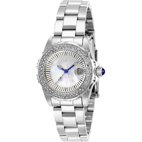Invicta mother of pearl dial- Silver and Black Stainless Steel with Blue Accent ???? ????, ??? ??????. ? The Invicta Pro  main image 4