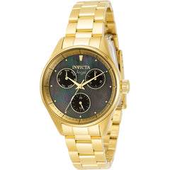 Invicta Women's Watch - Angel Quartz Black Mother of Pearl Dial SS Bracelet | 31363