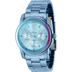 Invicta Women's Watch - Angel Quartz Date Display Light Blue Dial SS Bracelet | 40227