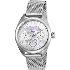 Invicta Women's Watch - Angel White Oyster and Silver Tone Dial Mesh Bracelet | 27453