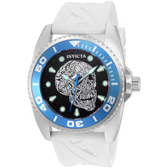 Invicta Women's Watch - Artist Rotating Bezel White Silicone Strap Quartz | 22198
