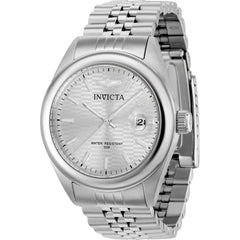 Invicta Women's Watch - Aviator Silver Tone Dial SS Bracelet Date Display | 38424