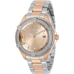 Invicta Women's Watch - Bolt Crystal Accents Silver Tone Bezel TT Bracelet | 30885