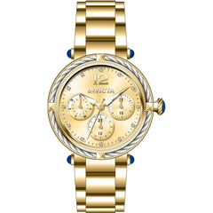 Invicta Women's Watch - Bolt Date Display Quartz Gold Tone Dial Steel Bracelet | 43884