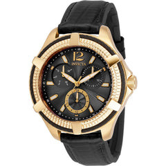 Invicta Women's Watch - Bolt Quartz Date Display Black Dial Leather Strap | 30887
