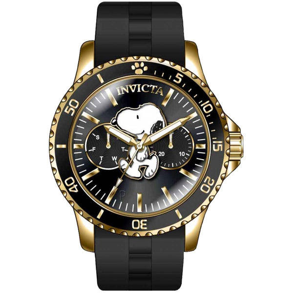 Invicta Women's Watch - Character Collection Snoopy Black Silicone Str