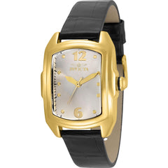 Invicta Women's Watch - Lupah Japanese Quartz Black Leather Strap SS Case | 35348