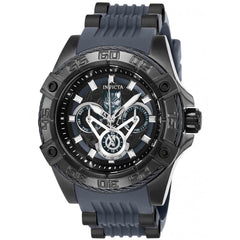Invicta Women's Watch - Marvel Rotating Bezel Two Tone Black and Blue Strap | 27029