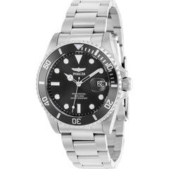 Invicta Women's Watch - Pro Diver Quartz Silver Steel Bracelet Rotating Bezel | 37149