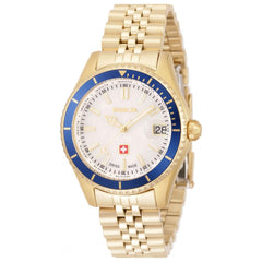 Invicta Women's Watch - Pro Diver White MOP Dial Rotating Bezel Bracelet | 33447