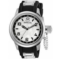Invicta Women's Watch - Russian Diver Silver Dial Black and Silver Strap | 31241