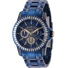 Invicta Women's Watch - Shaq Quartz Gold Tone and Blue Dial Crystal Bracelet | 43827