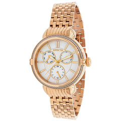 Invicta Women's Watch - Wildflower Rose Gold Case White Mother of Pearl Dial | 37273