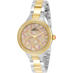 Invicta Women's Watch - Wildflower Two Tone Steel Bracelet Crystal Quartz | 35879