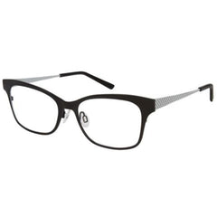 Isaac Mizrahi Women's Eyeglasses - Black Metal Full Rim Frame | ISAAC MIZRAHI 30016 BK