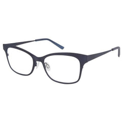 Isaac Mizrahi Women's Eyeglasses - Navy Metal Cat Eye Frame | ISAAC MIZRAHI 30016 NV