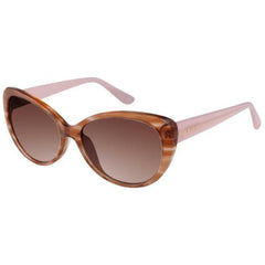 Isaac Mizrahi Women's Sunglasses - Brown Plastic Full Rim Cat Eye Frame | 30228 BR