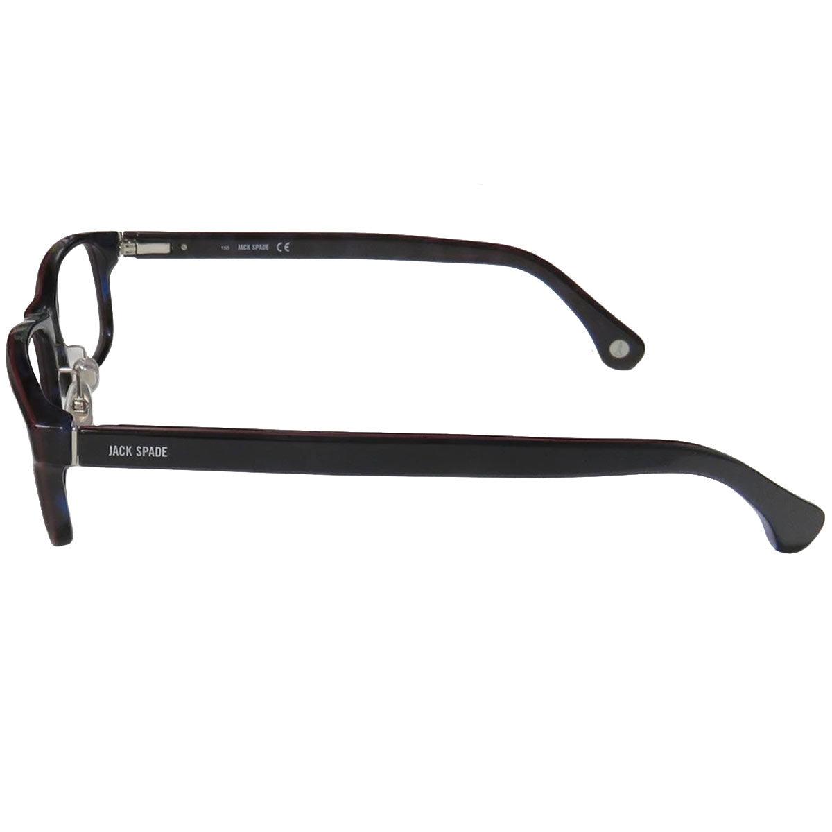 Jack Spade Men's Eyeglasses Larson Black Demo Lenses Frame 55mm 0J