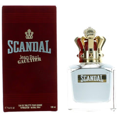 Jean Paul Gaultier Men's Eau De Toilette Spray - Scandal Invigorating Blend, 3.4oz