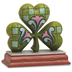 Jim Shore Shamrock Mini Figurine