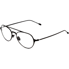 John Varvatos Men's Eyeglasses - Black Metal Pilot Frame | JOHN VARVATOS V164 BLA 53