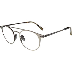 John Varvatos Men's Eyeglasses - Gunmetal Aviator Frame | JOHN VARVATOS V169 GUN