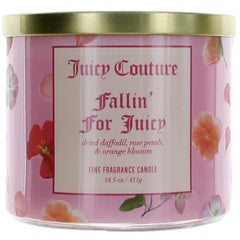 Juicy Couture 3 Wick Candle - Fallin' For Finely Fragranced Soy Wax Blend, 14.5 oz