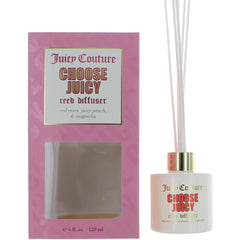 Juicy Couture Reed Diffuser - Choose Sugary, Woody and Musky Base Notes, 4 oz