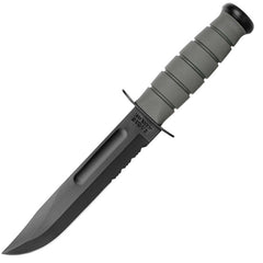 Ka-Bar Fighting Knife - Foliage Serrated Edge Blade Utility Kraton G Handle | KB5012