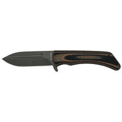 Ka-Bar Flipper Knife - Mark 98 Black Spear Point Blade Style G10 Handle | KB3066