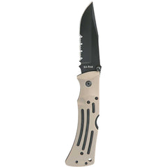Ka-Bar Folding Knife - Desert Mule Clip Point Blade Tan Handle Heavy-Duty | KB3053