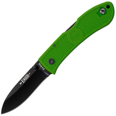 Ka-Bar Folding Knife - Dozier Black Plain Blade Kelly Green Zytel Handle| KB4062KG