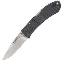 Ka-Bar Folding Knife - Mini Dozier Drop Point Plain Edge Steel Blade Hunter | KB4072