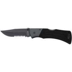Ka-Bar Folding Knife - Mule Clip Point Combo Blade G10 Handle Heavy-Duty | KB3063