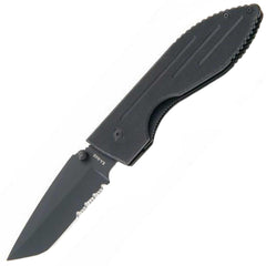Ka-Bar Folding Knife - Warthog Tanto Combo Edge Blade Black G10 Handle | KB3075