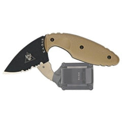 KA-BAR Knife - Original TDI Half Serrated Fixed Drop Point Blade, 5.625 Inch | 1477CB