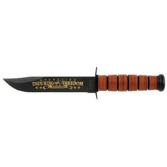 KA-BAR Knife - US Army Operation Enduring Freedom Commemorative Fixed Blade | 9168