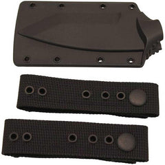 Ka-Bar Sheath - Black Hard Plastic with Velcro Straps for Large TDI Knives | KB1482S