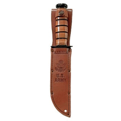 KA-BAR Sheath for Knife - Full Size Brown Leather Material US Army, 13?Inch | 1220S