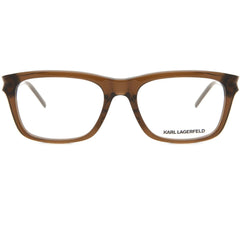 Karl Lagerfeld Unisex Eyeglasses - Fixed Nose Pads Chestnut Acetate Frame | KL773 85