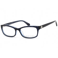 Kate Spade Unisex Eyeglasses - Clear Demo Lens Blue Pattern Frame | Lizabeth 0S6F 00