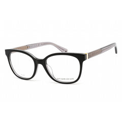 Kate Spade Unisex Eyeglasses - Clear Lens Black/Grey Square Frame | PAYTON 0807 00