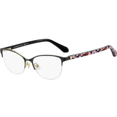 Kate Spade Women's Eyeglasses - Black Gold Cat Eye Frame | KATE SPADE ADALINA 0I46