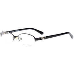 Kate Spade Women's Eyeglasses - Black Metal Oval Frame | KATE SPADE JADELYN/F 807