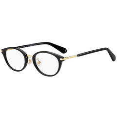 Kate Spade Women's Eyeglasses - Black Plastic Round Frame | KATE SPADE KIYANA/F 807